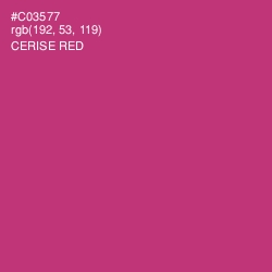 #C03577 - Cerise Red Color Image