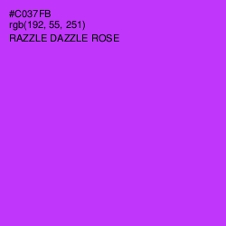 #C037FB - Razzle Dazzle Rose Color Image