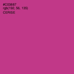 #C03887 - Cerise Color Image