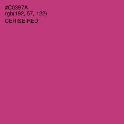 #C0397A - Cerise Red Color Image