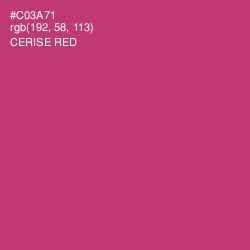 #C03A71 - Cerise Red Color Image