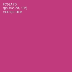 #C03A7D - Cerise Red Color Image