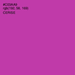 #C03AA9 - Cerise Color Image