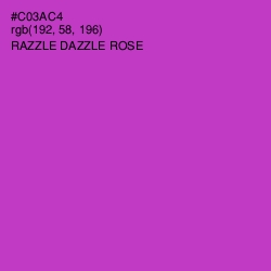 #C03AC4 - Razzle Dazzle Rose Color Image