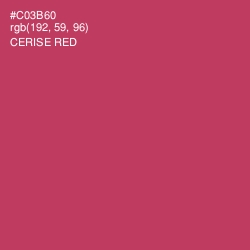 #C03B60 - Cerise Red Color Image