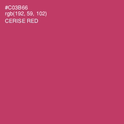 #C03B66 - Cerise Red Color Image