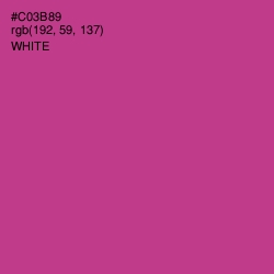 #C03B89 - Cerise Color Image