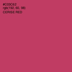 #C03C62 - Cerise Red Color Image