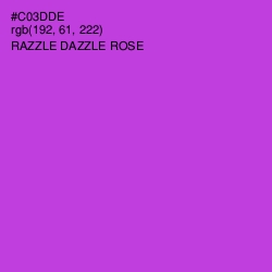 #C03DDE - Razzle Dazzle Rose Color Image