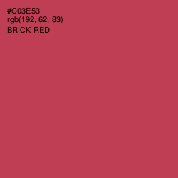 #C03E53 - Brick Red Color Image