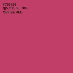 #C03E68 - Cerise Red Color Image