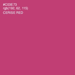 #C03E73 - Cerise Red Color Image