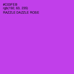 #C03FEB - Razzle Dazzle Rose Color Image