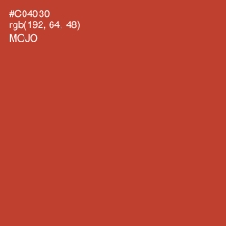 #C04030 - Mojo Color Image