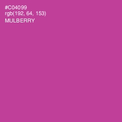 #C04099 - Mulberry Color Image