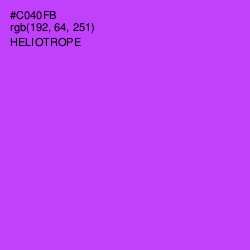 #C040FB - Heliotrope Color Image