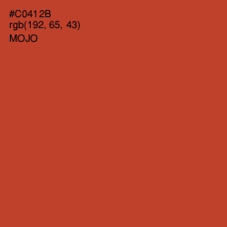 #C0412B - Mojo Color Image