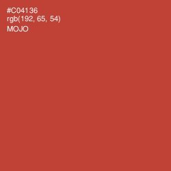 #C04136 - Mojo Color Image