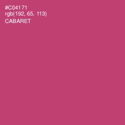 #C04171 - Cabaret Color Image