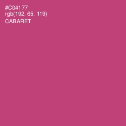 #C04177 - Cabaret Color Image