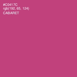 #C0417C - Cabaret Color Image