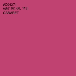 #C04271 - Cabaret Color Image