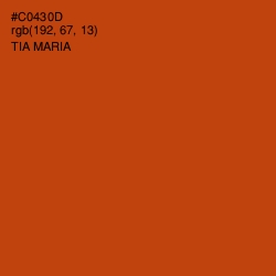 #C0430D - Tia Maria Color Image