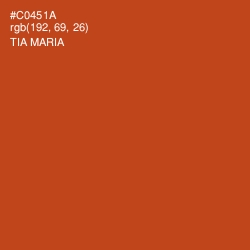 #C0451A - Tia Maria Color Image