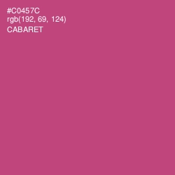 #C0457C - Cabaret Color Image