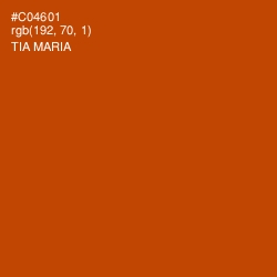 #C04601 - Tia Maria Color Image