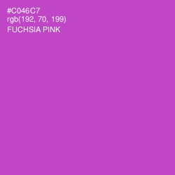 #C046C7 - Fuchsia Pink Color Image