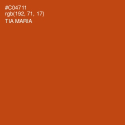 #C04711 - Tia Maria Color Image