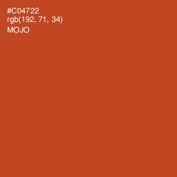 #C04722 - Mojo Color Image