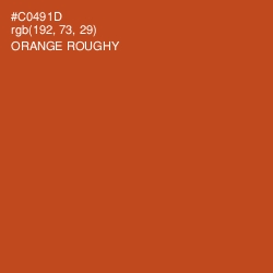 #C0491D - Orange Roughy Color Image