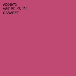 #C04973 - Cabaret Color Image