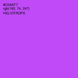 #C04AF7 - Heliotrope Color Image