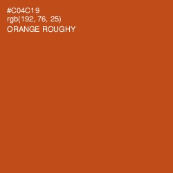 #C04C19 - Orange Roughy Color Image