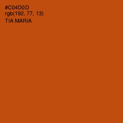 #C04D0D - Tia Maria Color Image