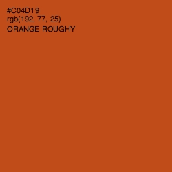 #C04D19 - Orange Roughy Color Image