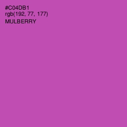 #C04DB1 - Mulberry Color Image