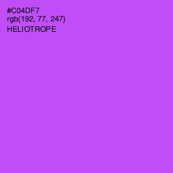 #C04DF7 - Heliotrope Color Image