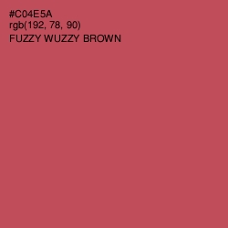 #C04E5A - Fuzzy Wuzzy Brown Color Image