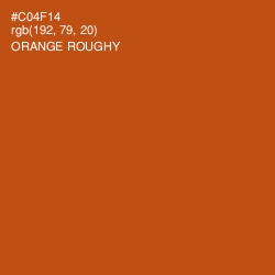 #C04F14 - Orange Roughy Color Image