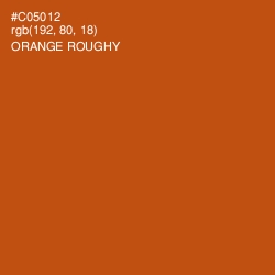 #C05012 - Orange Roughy Color Image