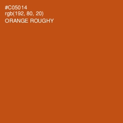 #C05014 - Orange Roughy Color Image