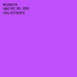 #C050FA - Heliotrope Color Image