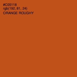 #C05118 - Orange Roughy Color Image