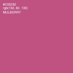 #C05282 - Mulberry Color Image