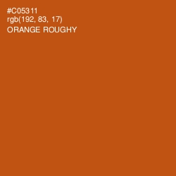 #C05311 - Orange Roughy Color Image