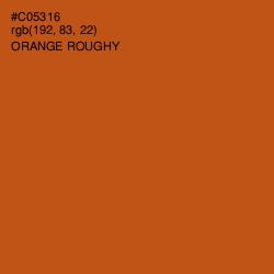 #C05316 - Orange Roughy Color Image